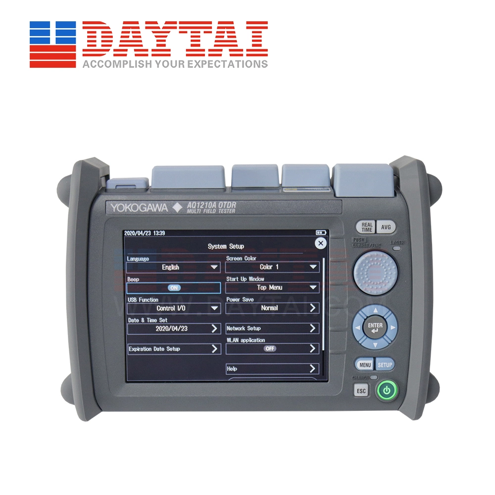 High Performance Yokogawa 1310/1550/1625nm Aq1210 OTDR