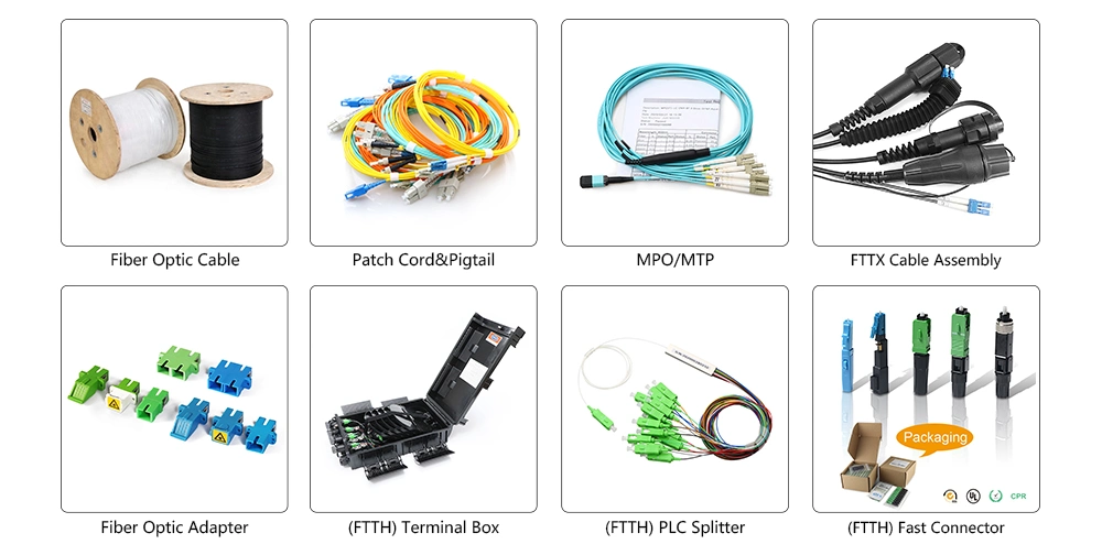 12 Fiber MPO to LC Fiber Optic Patch Cord, Single Mode OS2 Breakout Cable Assembly