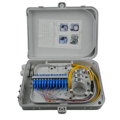 Boîte de distribution d'accessoires de câble à fibre optique avec PLC Spiltter