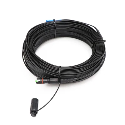 Fibre Optique Stap Connecteur Étanche Sc LC MPO FTTH Drop Câbles assemblés à fibre optique extérieurs