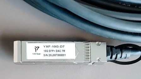 24AWG 10gbps SFP+ vers SFP+ 7m Dac Passif Twinax Câble Cuivre à Attache Directe pour FTTX