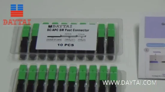 Connecteur rapide à fibre optique FTTH Sc/APC