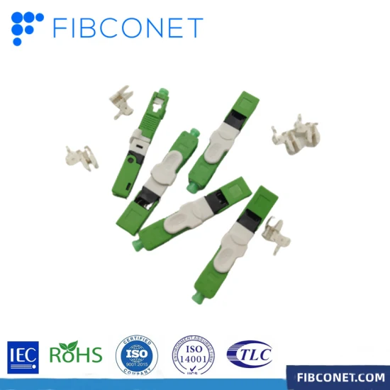 FTTH Sc/APC Sc champ fibre optique/connecteur rapide optique